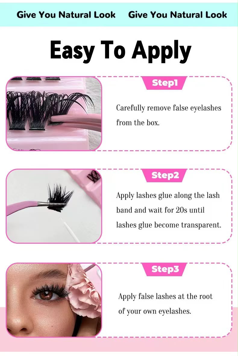 Roselle Regimen Signature Cluster Lash Extension Tray (160 Count)